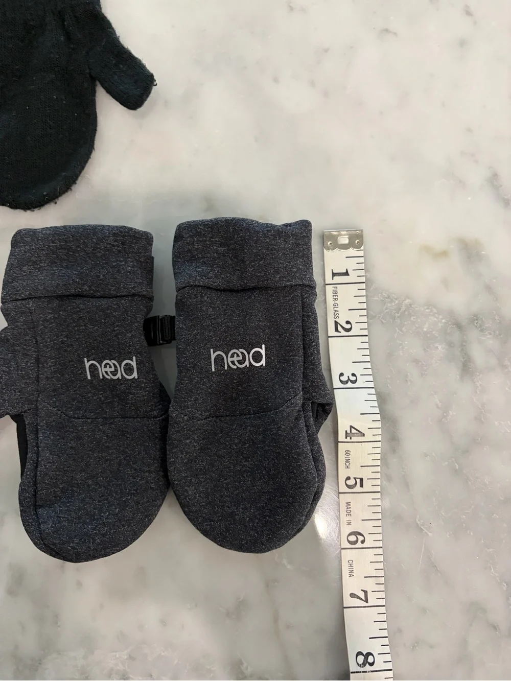 Head Kids Mittens Set - Black & Charcoal